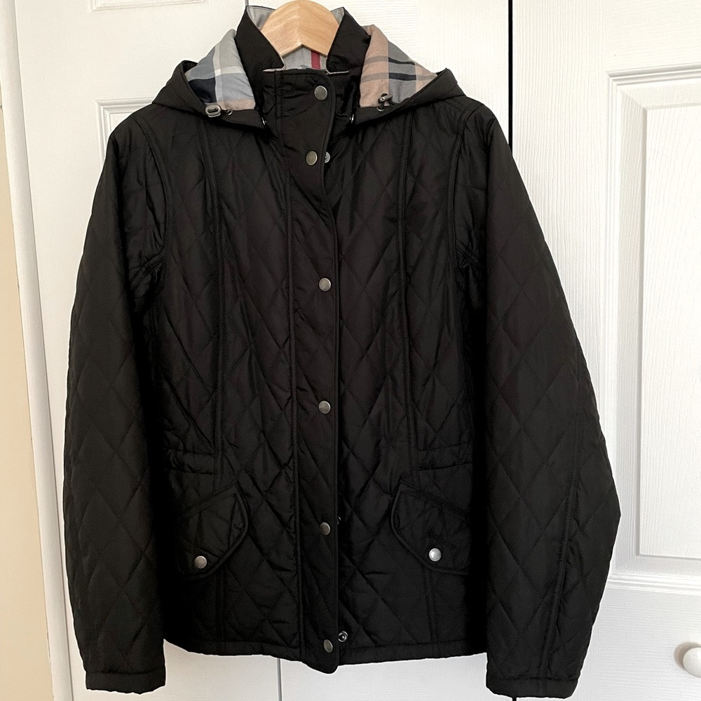 Women’s Barbour Millfire quilted Jacket with detachable hood
